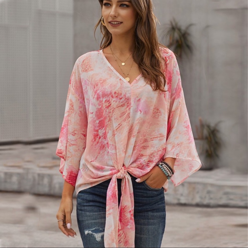 Just in! Sunsets and you tie top - Picture 2 of 4